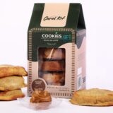 GLUTEN FREE SUGAR FREE COOKIES FILLED WITH DULCE DE LECHE 4 PACKS OF 2 UNI PER BOX ( 8 COOKIES)