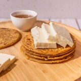 SWEET PLANTAIN AREPAS WITH CHEESE