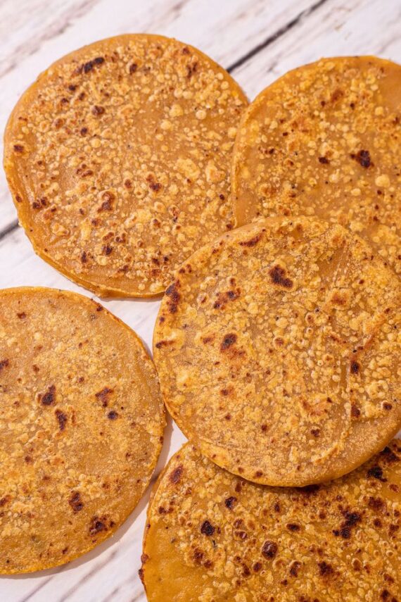 SWEET PLANTAIN AREPAS WITH CHEESE